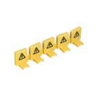 Yellow Busbar Protection Cover For 5 Unused Ways or Split Into Individual (For Single & 3 Phase)