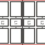 Label For Outgoing Circuits 12 Ways (For 3 Phase)