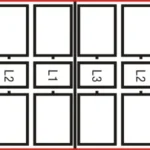 Label For Outgoing Circuits 16 Ways (For 3 Phase)