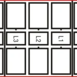 Label For Outgoing Circuits 6 Ways (For 3 Phase)
