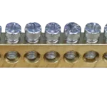 Eighteen Holes Brass Terminal Bar