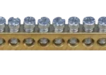 Twenty-Four Holes Brass Terminal Bar