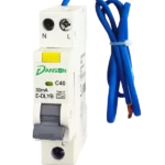 BI-Directional Mini RCBO 6kA 1P+N Switched Neutral 1M C-Curve 40A 30mA Type A