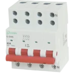 63A 4 Pole Four Module Twin Terminal Switch Disconnector