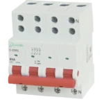 80A 4 Pole Four Module Twin Terminal Switch Disconnector