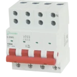 100A 4 Pole Four Module Twin Terminal Switch Disconnector