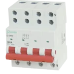 125A 4 Pole Four Module Twin Terminal Switch Disconnector