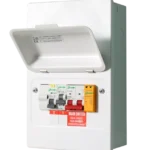 EV Consumer Unit with 100A Main Switch + T2 SPD & B-32A MCB + B-40A 30mA Bi-Directional RCBO TYPE A + 1 X BLANK