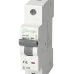 MCB 6kA S.P. Single Module B-Curve 2A 230V AC