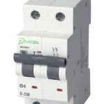 MCB 6kA D.P. Double Module B-Curve 4A 400V AC