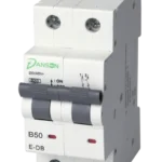 MCB 6kA D.P. Double Module B-Curve 50A 400V AC