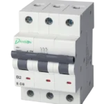 MCB 6kA 3P 3 Module B-Curve 2A 400V AC