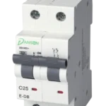 MCB 6kA D.P. Double Module C-Curve 25A 400V AC