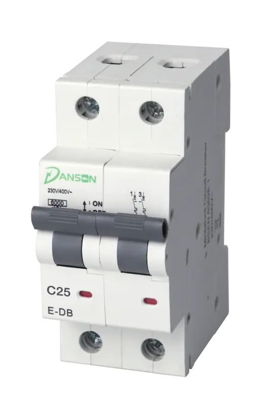 E-DBYC225-1.webp MCB 6kA D.P. Double Module C-Curve 25A 400V AC - Image 1