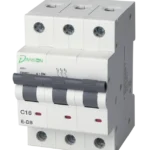 MCB 6kA 3P 3 Module C-Curve 16A 400V AC
