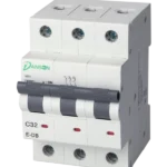 MCB 6kA 3P 3 Module C-Curve 32A 400V AC