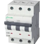 MCB 6kA 3P 3 Module C-Curve 40A 400V AC