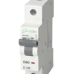 MCB 6kA S.P. Single Module D-Curve 80A 230V AC