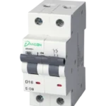 MCB 6kA D.P. Double Module D-Curve 16A 400V AC