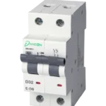 MCB 6kA D.P. Double Module D-Curve 32A 400V AC