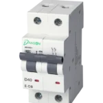 MCB 6kA D.P. Double Module D-Curve 40A 400V AC