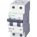 MCB 6kA D.P. Double Module D-Curve 63A 400V AC
