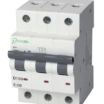 MCB 6kA 3P 3 Module D-Curve 100A 400V AC