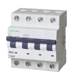 MCB 10kA 4P 4 Module B-Curve 63A 400V AC