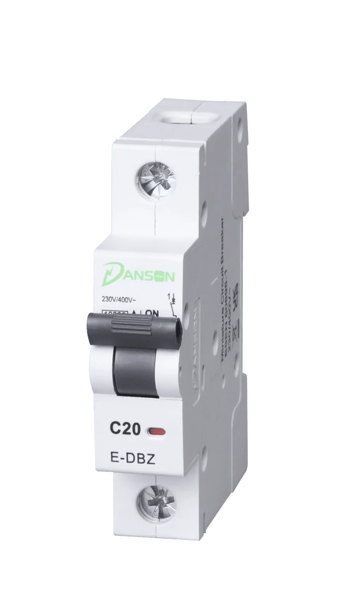 E-DBZC120.webp MCB 10kA S.P. Single Module C-Curve 20A 230V AC - Image 1