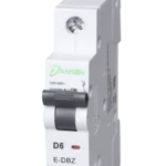 MCB 10kA S.P. Single Module D-Curve 6A 230V AC
