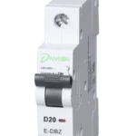 MCB 10kA S.P. Single Module D-Curve 20A 230V AC