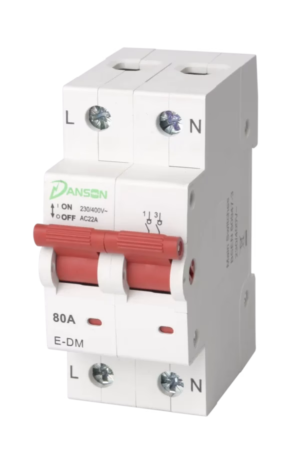 80A D.P. Two Module Switch Disconnector