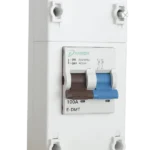 2 Ways Enclosure 100A DP Meter Isolation Switch with Twin Terminal