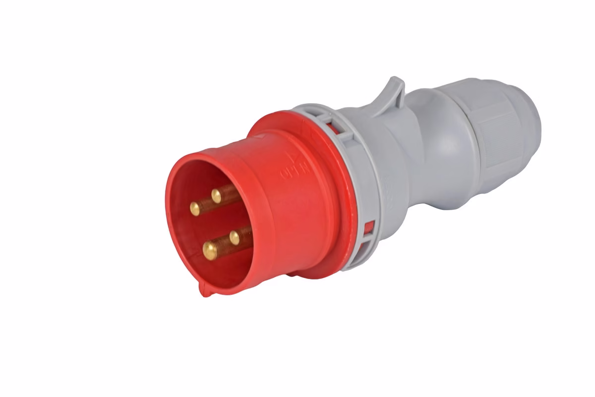 16A 3P+E 380-415v Plug 6h - IP44