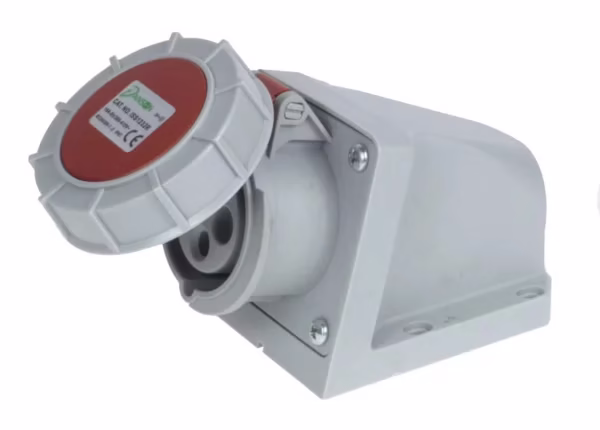32A 3P+N+E 380-415v Surface Socket 6h - IP67