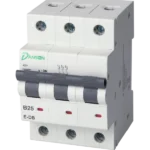 MCB 6kA 3P 3 Module B-Curve 25A 400V AC