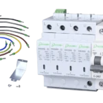 Surge Protection Device E TYPE II 20-40kA 3P+N 420V AC with Remote Indication Contact